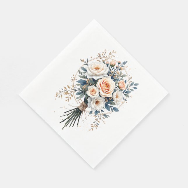 Servilleta De Papel Cuadros de papel de Bouquet Celebatory (Esquina)