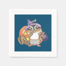 Servilleta De Papel Cuadros de papel de Chipmunk Halloween