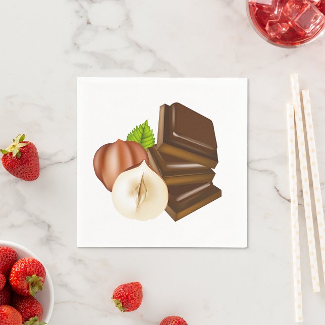 Servilleta De Papel Cuadros de papel de chocolate (Subido por el creador)