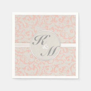 Servilleta De Papel Cuadros de papel de coral SmartElegance