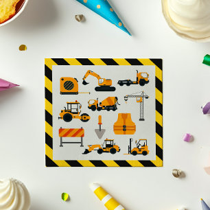 Servilleta De Papel Cuadros de papel de Fiesta de construcción para ex