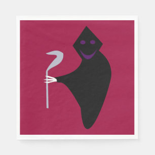 Servilleta De Papel Cuadros de papel de Halloween Grim Reaper