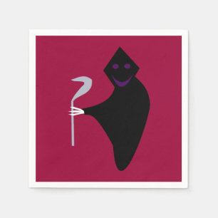 Servilleta De Papel Cuadros de papel de Halloween Grim Reaper