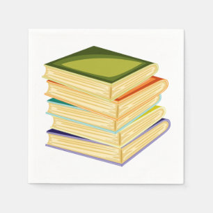 Servilleta De Papel Cuadros De Papel De Libros Escolares
