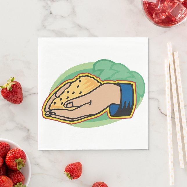 Servilleta De Papel Cuadros de papel de maíz (Subido por el creador)