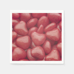 Servilleta De Papel Cuadros de papel de papel de caldo caliente rojo