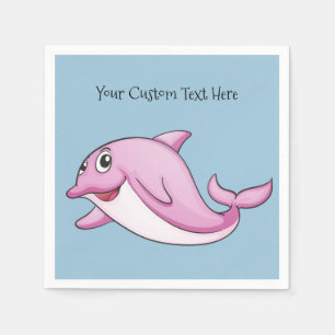 Servilleta De Papel Cuadros de papel de personalizado de delfines