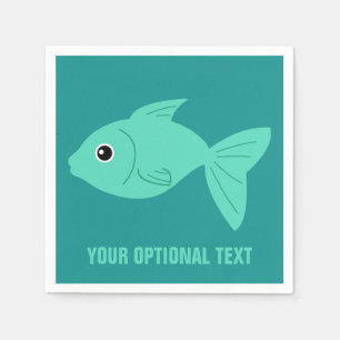 Servilleta De Papel Cuadros de papel de personalizado de pescado