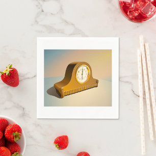 Servilleta De Papel Cuadros de papel de reloj de vintage