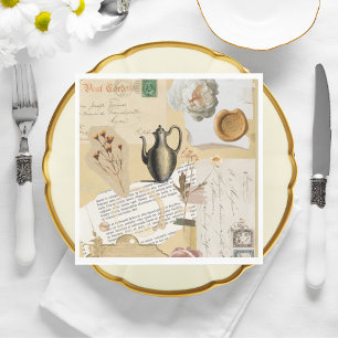 Servilleta De Papel Cuadros de papel de revistas antiguas