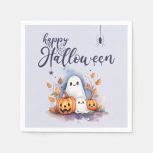 Servilleta De Papel Cuadros de papel espeluznantes de Halloween