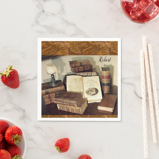 Servilleta De Papel Cuadros de papel, libros de historia (In situ)