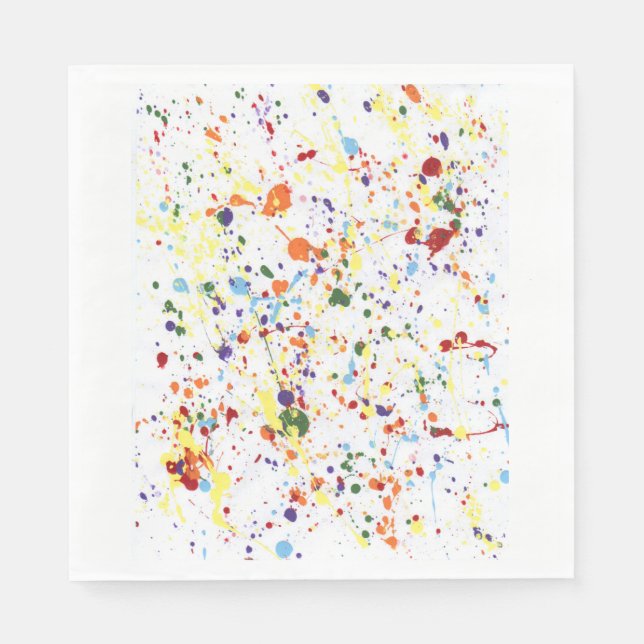 Servilleta De Papel Cuadros de papel "Paint Fiesta" (Anverso)