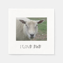 Servilleta De Papel Cuadros de papel para el diseño de ovejas