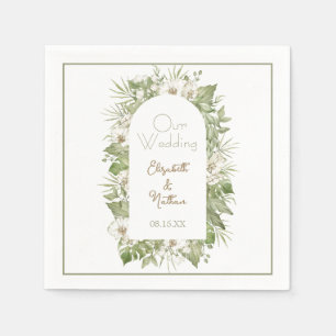 Servilleta De Papel Cuadros De Recepción De Bodas Exquisitos