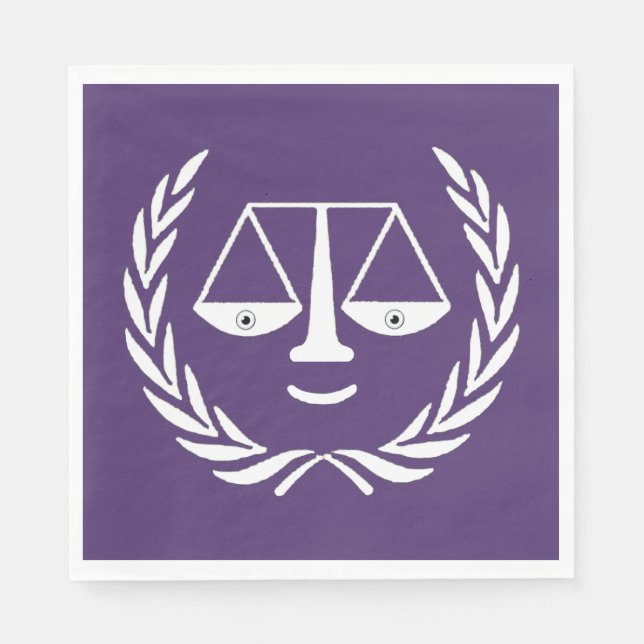 Servilleta De Papel Cuadros del partido de graduación de la Facultad d (Anverso)