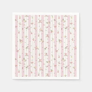 Servilleta De Papel Cuadros Delicados De Patrón Floral