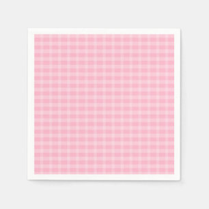 Servilleta De Papel Cuadros rosados lindos