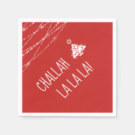 Servilleta De Papel Cualquier color del árbol de chrismukkah cute Chal