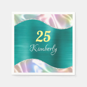 Servilleta De Papel Cualquier nombre de diseño irlandés de cumpleaños