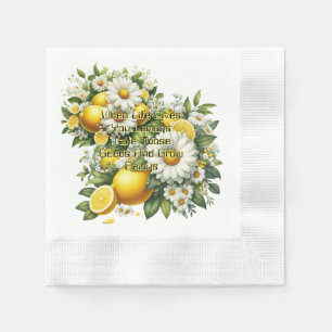 Servilleta De Papel Cuando la Vida te Da Limones