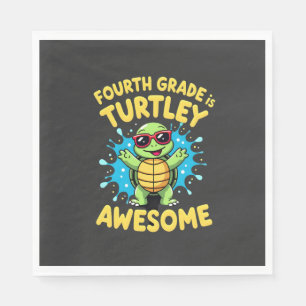 Servilleta De Papel Cuarto Grado Tortuga-genial Primer Día de Cuarto G