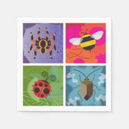 Servilleta De Papel Cuatro bugs