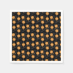 Servilleta De Papel Cubeta de dulces de calabaza para Halloween