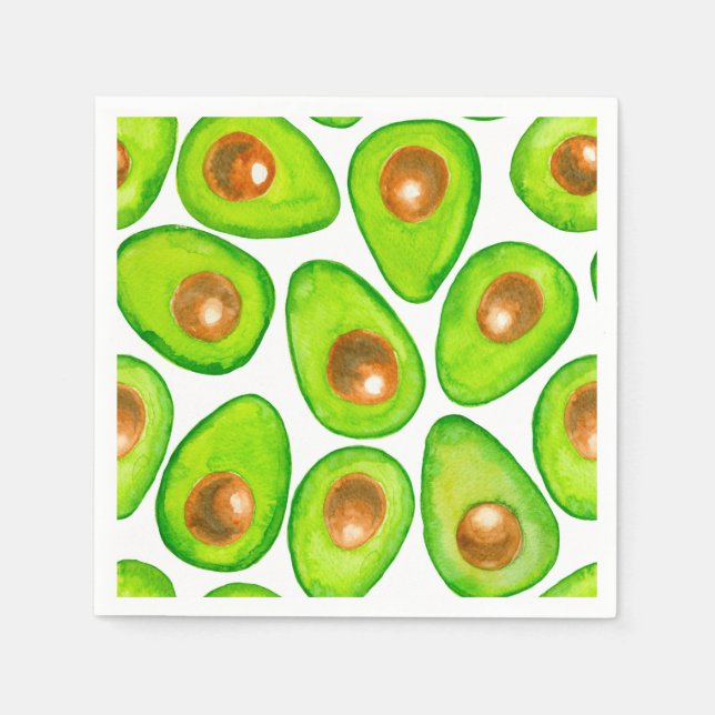Servilleta De Papel Cubierta de aguacate (Anverso)
