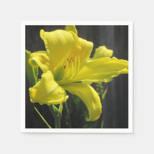 Servilleta De Papel Cuchara de papel diurno amarillo brillante