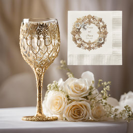 Servilleta De Papel Cucharas de cóctel cocidas de colibrí blancas