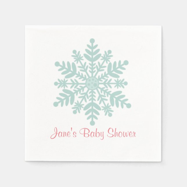 Servilleta De Papel Cucharas de invierno (Anverso)