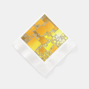 Servilleta De Papel Cuchillas cuadradas amarillas y Naranjas