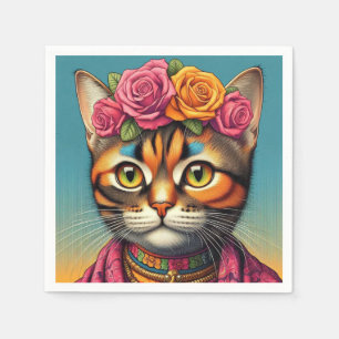 Servilleta De Papel ¡Cuchillas de gato!