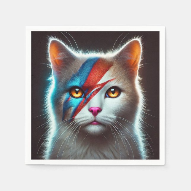 Servilleta De Papel ¡Cuchillas de gato! (Anverso)