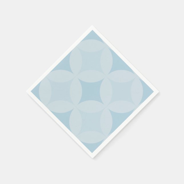 Servilleta De Papel Cuchillas de papel - Círculos y diamantes (Borde)