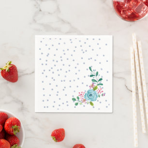 Servilleta De Papel Cuchillas de papel, puntos grises Círculos Napkins