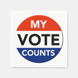 Servilleta De Papel Cuenta de mi voto