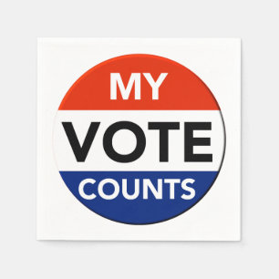 Servilleta De Papel Cuenta de mi voto