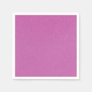 Servilleta De Papel Cuento de Hadas Rosa Princesa Berry Damask Boda