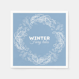 Servilleta De Papel Cuentos de hadas de vacaciones de invierno.