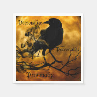 Cuervo cuervo cosecha luna otoño negro naranja