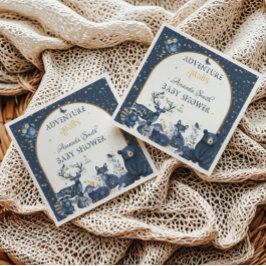 Servilleta De Papel Cuidad Animal Adventure Night Sky Baby Shower