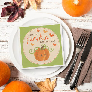 Servilleta De Papel Cuidada calabaza Baby Shower Napkins