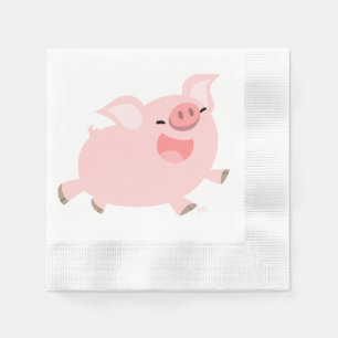 Servilleta De Papel Cuidada y alegre Personalizado Papel de cerdo serv
