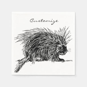 Servilleta De Papel Cuidada y brillante Hedgehog Thunder_Cove