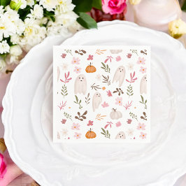 Servilleta De Papel Cuidada y caprichosa halloween patrón fantasma beb