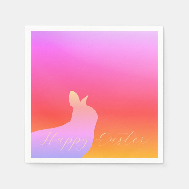 Servilleta De Papel Cuidada Y Colorida (Anverso)