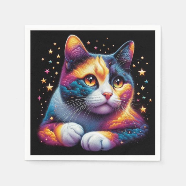 Servilleta De Papel ¡Cuidadas servilletas de gato! (Anverso)