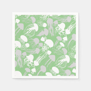 Servilleta De Papel Cuidado con Jellyfish.w.b